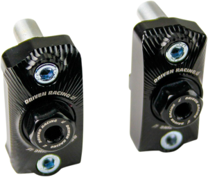 Captive Axle Block Sliders Black, 2, nordicamoto.ro