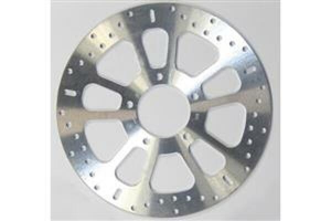 Round Fixed Brake Rotor Silver, Stainless Steel