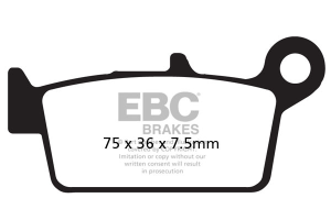 Sfa Series Organic Scooter Brake Pads