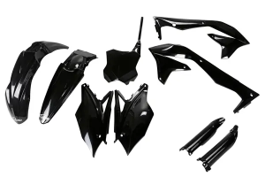 Set complet de piese de schimb din plastic pentru caroserie, negru, 1, nordicamoto.ro