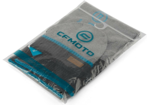 SET CĂCIULĂ ȘI FULAR CFMOTO GRI/NEGRU