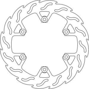 Seria Flame cu rotor fix, argintiu, oțel inoxidabil, 1, nordicamoto.ro