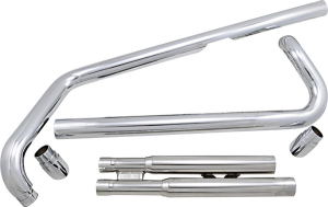 Speedster Slashdown Exhaust System Chrome, 2, nordicamoto.ro