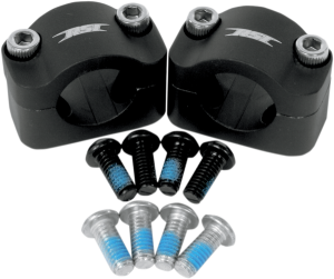 Oversize Handlebar Clamp Kit Black, 2, nordicamoto.ro