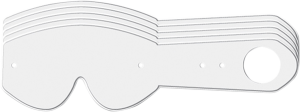 Vista Goggle Tear-offs Clear