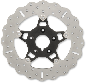 Fsd Series Stainless Steel Front Brake Rotor For Big Twins Black, Chrome, 1, nordicamoto.ro