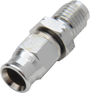 Professional Brakeline Brake Hose End For Metric Cruisers Chrome