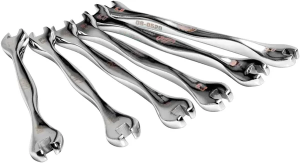 Ergo Spoke Wrench Set Polished, Silver