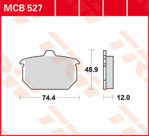 Plăcuțe de frână ceramice universale, 3, nordicamoto.ro
