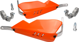 Jet Handguards For Tapered Handlebar Orange, nordicamoto.ro