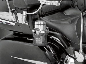 Passenger Seat Armrest Drink Holder Silver, 1, nordicamoto.ro