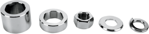 Axle Spacer/nut Kit Silver