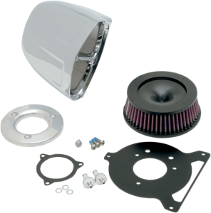 Powrflo Air Intake Kit Silver, 1, nordicamoto.ro