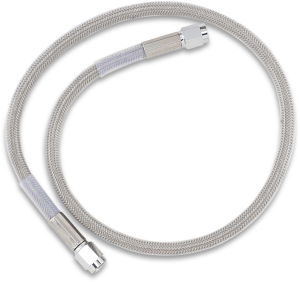 Universal Brake Line Silver, Clear-coated