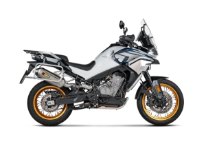 Tobă de eșapament Akrapovič Slip-On Line Titanium pentru CFMOTO 800MT, 4, nordicamoto.ro