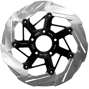 Brake Rotor Designed By Kodlin Black, Silver, Stainless Steel, 1, nordicamoto.ro