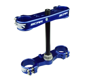 Triple Clamp Blue