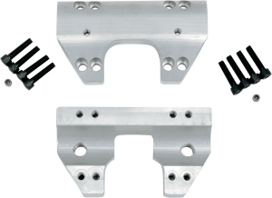 Handlebar Clamp Set Silver, 2, nordicamoto.ro