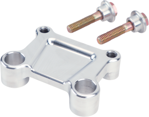 T-bar Handlebar Adapter Silver, 1, nordicamoto.ro