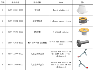PARBRIZ FAȚĂ ATV CFMOTO CFORCE 800 / 850 TOURING / 800 HO EPS / 1000 TOURING / 1000 EPS – 500 MM, 4, nordicamoto.ro