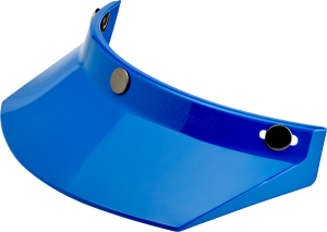 3-snap Moto Helmet Visor Blue ONE SIZE, 1, nordicamoto.ro