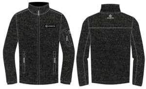 JACHETĂ FLEECE TRICOTATĂ CFMOTO PENTRU BĂRBAȚI GRI ÎNCHIS, 2, nordicamoto.ro