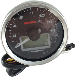 Digital Speedometer/tachometer Chrome, 2, nordicamoto.ro