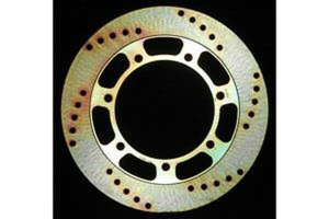Round Hpsr Solid Brake Rotor Gold, Zinc