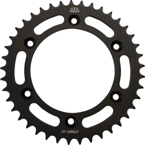 JT SPROCKETS Steel Rear Sprocket Black 