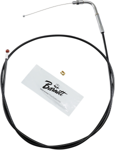 Black Vinyl Throttle/idle Cable Black +152 mm (6''), 1, nordicamoto.ro