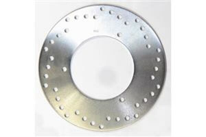 Round D-series Scooter Brake Rotor Silver, Stainless Steel, Zinc, 1, nordicamoto.ro