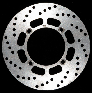 Round D-series Scooter Brake Rotor Silver, Stainless Steel, 1, nordicamoto.ro