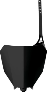 Front Number Plate Black