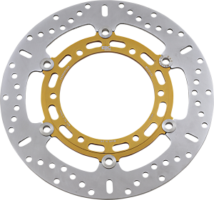 Md Series Pro-lite Contour X Brake Rotor Polished Steel, Yellow, 1, nordicamoto.ro