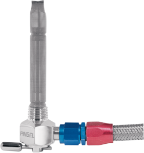 Power-flo -6an Fuel Valve Chrome