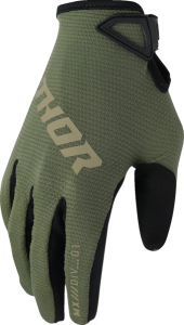 Youth Ridemode Static Gloves Green 