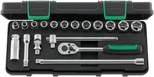 Socket Black, Green, Chrome, 2, nordicamoto.ro