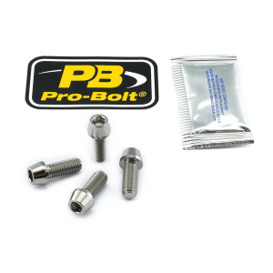 Titanium Clip-on / Handle Bar Mount Bolt Kit