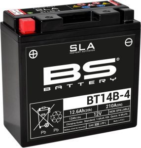 Sla Factory- Activated Agm Maintenance-free Battery Black