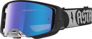 Ochelari Alpinestars Supertech Atrox Negru/Argintiu/Lentila Colorata, nordicamoto.ro