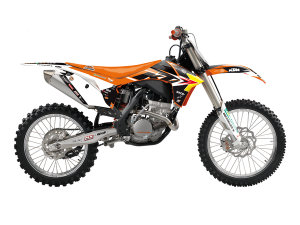 Trophy Graphic Kit With Seat Cover Yellow, Orange, Black, 5, nordicamoto.ro