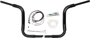1-1/2(r) Ez Install Rounded Top Handlebar Kit Black, 2, nordicamoto.ro