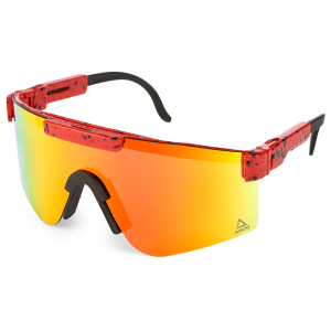 AMOQ Comet Sunglasses Red Splash - Red Mirror