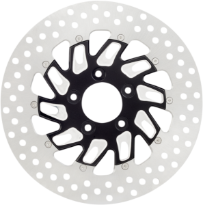 Two-piece Brake Rotor Black, Silver, Matte, 2, nordicamoto.ro