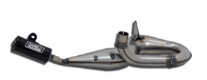 Vintage Exhaust Systems Black, Silver, 2, nordicamoto.ro