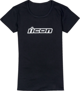 Tricou Dama Icon Clasicon Black