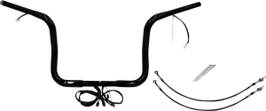 Plug & Play Ez Install 1-1/4(r) Round Top Handlebar Kit Black, 2, nordicamoto.ro