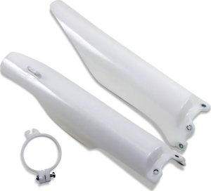 Protectoare pentru tuburile furcii Kawasaki, albe