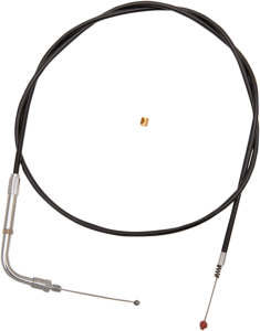 Black Vinyl Throttle/idle Cable Black +152 mm (6''), 1, nordicamoto.ro