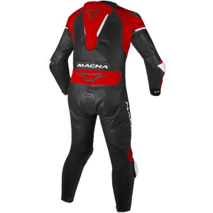 Combinezon de piele race 1 piesa MACNA MIZURO 54 Alb/Albastru/Rosu, 2, nordicamoto.ro